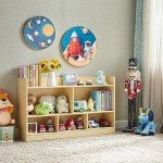 Kids 5-Section Toy and Book Organizer