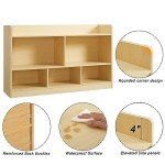 Kids 5-Section Toy and Book Organizer