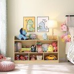 Kids 5-Section Toy and Book Organizer