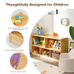 Kids’ 2-Shelf Bookcase & Toy Storage Organizer