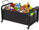 Large 80L Kids Toy Box with Wheels