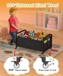 Large 80L Kids Toy Box with Wheels