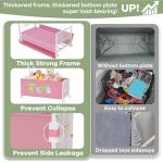 Extra Large Toy Storage Box with Wheels - Pink