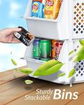 Stackable Storage Bins for Pantry and Home