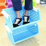 Kids' Toy Storage Organizer with Wheels - 4 Baskets