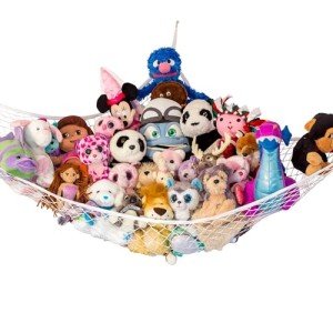 Lilly's Love Stuffed Animal Storage Hammock - White