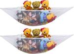 2-Pack Jumbo Stuffed Animal Storage Hammock