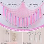 LED Toy Hammock for Stuffed Animal Storage