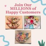 Lilly's Love Stuffed Animal Storage Hammock - White