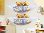 2-Pack Jumbo Stuffed Animal Storage Hammock