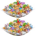 2-Pack Jumbo Stuffed Animal Storage Hammock