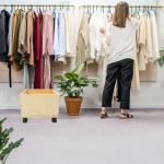 Cabilock Wooden Crate with Wheels for Easy Storage