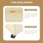 Cabilock Wooden Crate with Wheels for Easy Storage