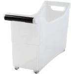 Lakeside Collection Rolling Plastic Storage Bin