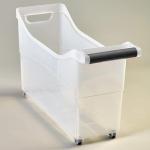 Lakeside Collection Rolling Plastic Storage Bin