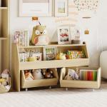 Kids Toy Storage Organizer with Drawers and Wheels