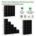 16-Cube Storage Organizer for Home and Bedroom
