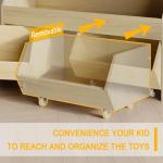 Kids Toy Storage Organizer with Drawers and Wheels