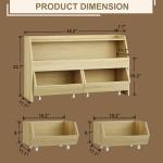 Kids Toy Storage Organizer with Drawers and Wheels