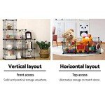 HOMIDEC 9-Cube Wire Storage Shelf Organizer