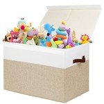 Stylish Large Toy Storage Box with Dividers
