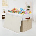 Stylish Large Toy Storage Box with Dividers