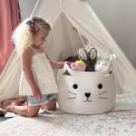 Large Woven Cotton Rope Storage Basket 15.7