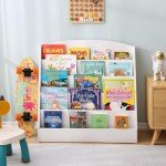 5-Tier Kids Bookshelf for Playrooms and Nurseries