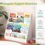 5-Tier Kids Bookshelf for Playrooms and Nurseries