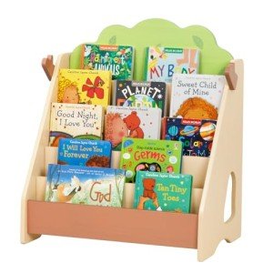 Montessori Front Facing Kids Bookshelf in Pine