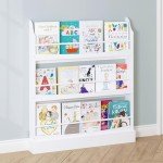 UTEX 3-Tier Kids Bookshelf and Storage Unit