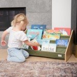 Stylish Kids Bookshelf - Modern Montessori Design