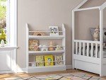 UTEX 3-Tier Kids Bookshelf and Storage Unit