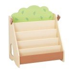 Montessori Front Facing Kids Bookshelf in Pine