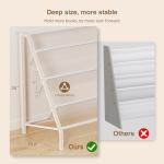 Sturdy 4-Tier Kids Bookshelf for Easy Storage