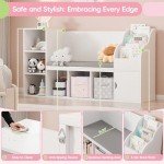 Kids Bookshelf and Reading Nook with Cushion