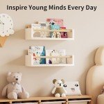 Set of 3 Floating Nursery Book Shelves