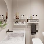 Set of 4 Floating Bookshelves for Nursery Storage