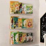 Clear Floating Bookshelf for Kids’ Rooms