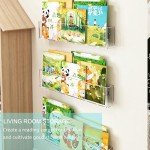 Clear Floating Bookshelf for Kids’ Rooms