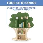 Delta Children Tree Bookcase - Fern Green Finish