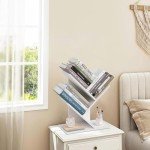 ZRWD 3-Tier Tree Bookshelf and Organizer Shelf
