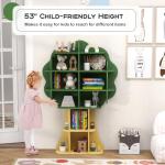Costzon 6-Tier Kids Bookshelf & Toy Organizer