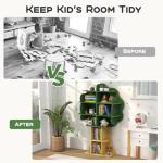 Costzon 6-Tier Kids Bookshelf & Toy Organizer