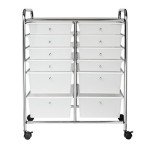 Honey-Can-Do Rolling Storage Cart with 12 Drawers
