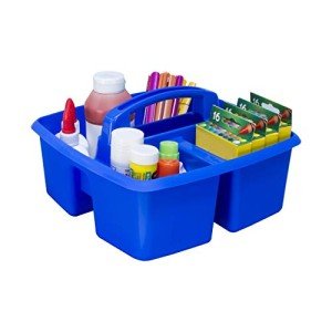 Azure 3-Compartment Caddy Organizer – 6-Pack