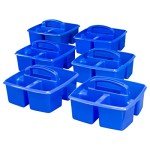 Azure 3-Compartment Caddy Organizer – 6-Pack