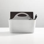 mDesign Small Office Storage Tote Caddy, 2 Pack