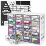 20-Drawer Clear Organizer Box for Home & Office