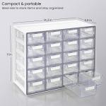 20-Drawer Clear Organizer Box for Home & Office